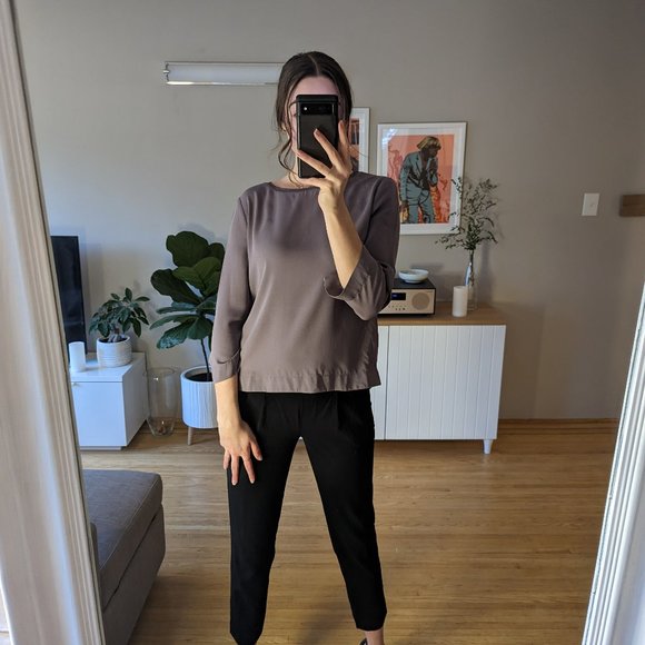 Monk & Lou Top - Dressy - XS - Purple - Picture 4 of 5